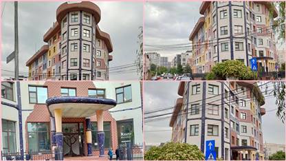 Unul dintre cele mai frumoase blocuri din Bucuresti, cu decor unic